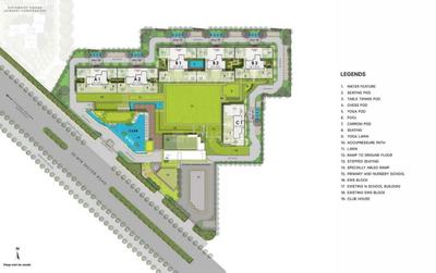 Image of 2263 Sq.ft 3 BHK Apartment / Flat for sale in Puri Diplomatic Residences, Sector 111, Gurgaon for Rs. 40000000