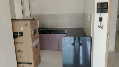 Kitchen Image of 700 Sq.ft 2 BHK Apartment / Flat for rent in Godrej Park Greens, Mamurdi Pune for Rs. 25000