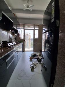 Kitchen Image of 1200 Sq.ft 3 BHK Apartment / Flat for sale in Maverick Om Laxmi Sadan CHS Ltd, Mulund West Mumbai for Rs. 33500000