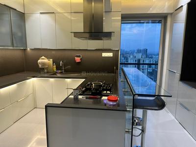 Kitchen Image of 2500 Sq.ft 4 BHK Apartment / Flat for sale in Sheth Avalon, Thane West Thane for Rs. 61500000