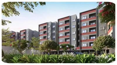 Image of 1100 Sq.ft 3 BHK Apartment / Flat for sale in TVS Emerald Verde Vista, Padur, Chennai for Rs. 10000000