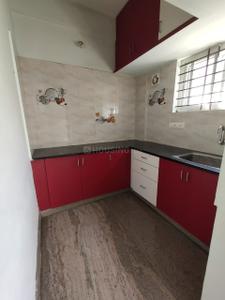 Kitchen Image of 1200 Sq.ft 2 BHK Builder Floor for rent in Murugeshpalya Bengaluru for Rs. 40000
