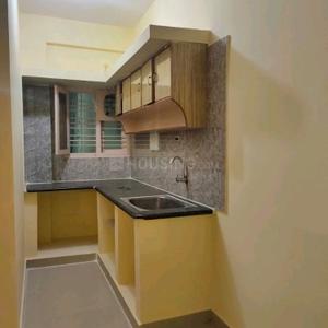 Kitchen Image of 350 Sq.ft 1 BHK Builder Floor for rent in Murugeshpalya Bengaluru for Rs. 11000