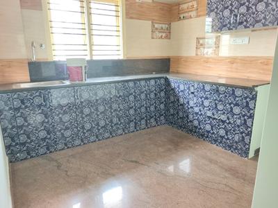 Kitchen Image of 1100 Sq.ft 2 BHK Builder Floor for rent in Kaggadasapura Bengaluru for Rs. 30000
