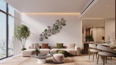 Living Room Image of 344 Sq.ft 1 RK Apartment / Flat for sale in Arjan-Dubailand Dubai for Rs. 16340970