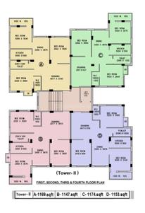 Image of 1132 Sq.ft 3 BHK Apartment / Flat for sale in Nayabad, Kolkata for Rs. 5600000
