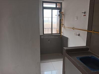 Kitchen Image of 646 Sq.ft 3 BHK Apartment / Flat for rent in Saanvi Aarambh Vistara, Chandlodia Ahmedabad for Rs. 23000