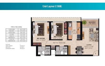 Image of 1400 Sq.ft 3 BHK Apartment / Flat for sale in Bharat Shiv Sai Paradise, Thane West, Thane for Rs. 16500000