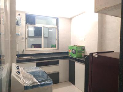 Kitchen Image of 555 Sq.ft 1 BHK Apartment / Flat for sale in Thakur Galaxy, Boisar Mumbai for Rs. 2300000
