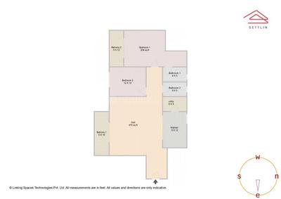 Image of 1700 Sq.ft 2 BHK Apartment / Flat for sale in Godrej Woodscapes by Godrej Properties Ltd. , Goravigere, Bengaluru for Rs. 22700000
