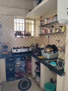 Kitchen Image of 750 Sq.ft 1 BHK Independent House for rent in Domlur Layout Bengaluru for Rs. 27000