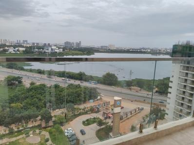 Balcony Image of 1600 Sq.ft 3 BHK Apartment / Flat for rent in Concorde Auriga, Medahalli Bengaluru for Rs. 65000