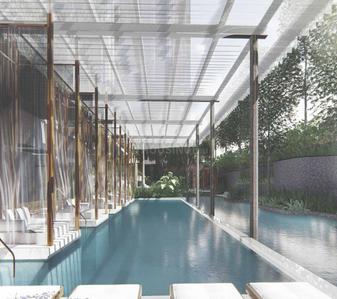 Balcony Image of 1717 Sq.ft 4 BHK Apartment / Flat for sale in Rustomjee Crown, Prabhadevi Mumbai for Rs. 128000000