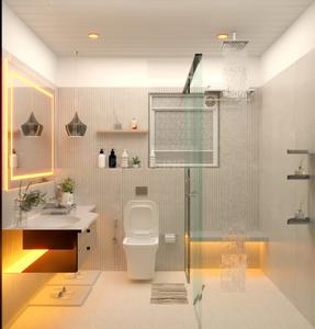 Bathroom Image of 1339 Sq.ft 3 BHK Apartment / Flat for sale in Ramnagariya Jaipur for Rs. 5100000