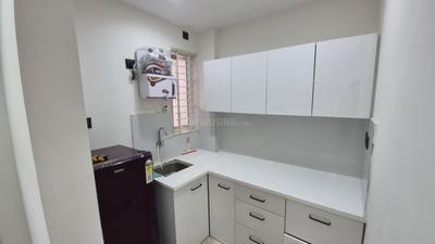 Kitchen Image of 200 Sq.ft 1 RK Builder Floor for rent in Vijay Nagar Indore for Rs. 16000
