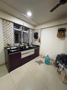 Kitchen Image of 640 Sq.ft 1 BHK Apartment / Flat for sale in Rajhans Kshitij Iris Wing E F G, Vasai West Vasai for Rs. 5000000