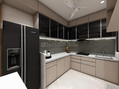 Kitchen Image of 1980 Sq.ft 3 BHK Apartment / Flat for rent in Shivalay Sattva, Shilaj Ahmedabad for Rs. 32000