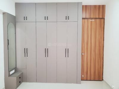 Bedroom Image of 1200 Sq.ft 3 BHK Apartment / Flat for rent in Shree Sharanam Sky, Sargasan Gandhinagar for Rs. 29000