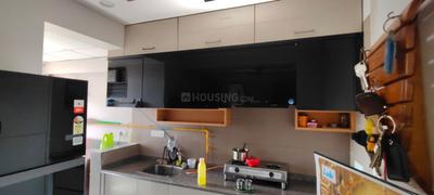 Kitchen Image of 1485 Sq.ft 3 BHK Apartment / Flat for rent in Dev Parijat, Vaishno Devi Circle Ahmedabad for Rs. 42000