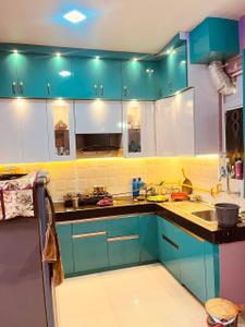 Kitchen Image of 840 Sq.ft 2 BHK Apartment / Flat for sale in Aditya Urban Homes Phase 1A, Bamheta Village Ghaziabad for Rs. 5200000