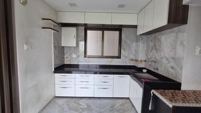 Kitchen Image of 1185 Sq.ft 2 BHK Apartment / Flat for rent in Madhav Elegance, Jahangir Pura Surat for Rs. 18000
