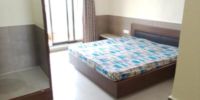 Bedroom Image of 1120 Sq.ft 2 BHK Apartment / Flat for rent in Patel Aum Sai, Kharghar Navi Mumbai for Rs. 51000
