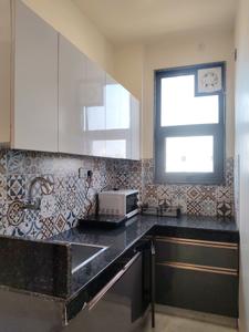 Kitchen Image of 800 Sq.ft 1 BHK Builder Floor for rent in Sector 52 Gurgaon for Rs. 30000