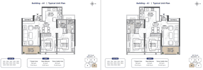Image of 1640 Sq.ft 3 BHK Apartment / Flat for sale in Meridian, Balewadi, Pune for Rs. 16300000