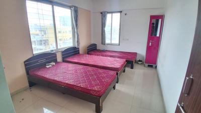 Bedroom Image of 1100 Sq.ft 2 BHK Apartment / Flat for rent in Pimple Gurav Pune for Rs. 24999