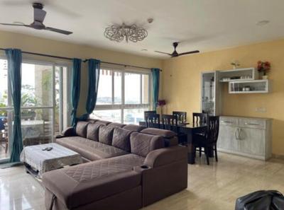 Hall Image of 1780 Sq.ft 3 BHK Apartment / Flat for rent in Mahindra Windchimes Phase 1, Arakere Bengaluru for Rs. 120000