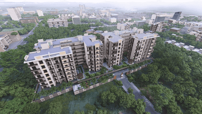 Image of 1120 Sq.ft 2 BHK Apartment / Flat for sale in Omkar Nagar, Nagpur for Rs. 5264000