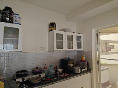 Kitchen Image of 1800 Sq.ft 3 BHK Apartment / Flat for rent in JSM Pinnacle D Dreams, Nipania Indore for Rs. 33000