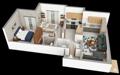 Image of 1000 Sq.ft 2 BHK Apartment / Flat for sale in Vihaan Eleganza, Nerul, Navi Mumbai for Rs. 16000000
