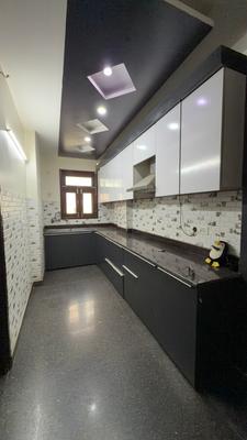 Kitchen Image of 855 Sq.ft 2 BHK Builder Floor for rent in Dwarka Mor New Delhi for Rs. 17000