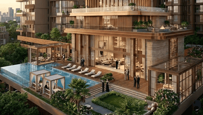 Image of 1744 Sq.ft 3 BHK Apartment / Flat for sale in Nerul, Navi Mumbai for Rs. 29899999