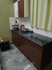 Kitchen Image of 1200 Sq.ft 1 RK Builder Floor for rent in Gomti Nagar Lucknow for Rs. 12000