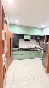 Kitchen Image of 1800 Sq.ft 3 BHK Apartment / Flat for rent in Anikedhya Atlantis, Chandkheda Ahmedabad for Rs. 35000