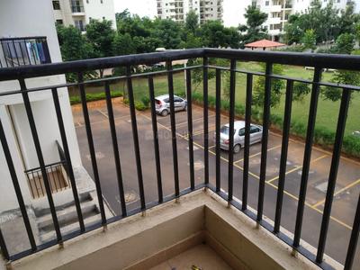 Balcony Image of 1250 Sq.ft 3 BHK Apartment / Flat for rent in DLF Maiden Heights At My Town, Jigani Bengaluru for Rs. 25000