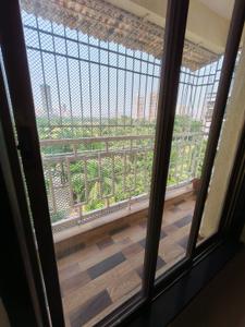 Balcony Image of 900 Sq.ft 2 BHK Apartment / Flat for rent in Kopar Khairane Navi Mumbai for Rs. 48000