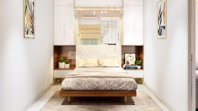 Bedroom Image of 1086 Sq.ft 3 BHK Apartment / Flat for sale in The World of Joy, Siruseri Chennai for Rs. 7600000
