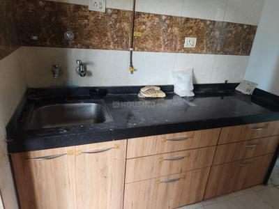 Kitchen Image of 500 Sq.ft 1 BHK Apartment / Flat for rent in Thane West Thane for Rs. 30000