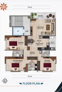 Image of 1923 Sq.ft 3 BHK Builder Floor for sale in Mukund Nagar, Pune for Rs. 30916455