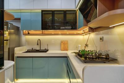 Kitchen Image of 968 Sq.ft 2 BHK Apartment / Flat for sale in Amanora Gold Towers, Hadapsar Pune for Rs. 13300000