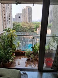 Balcony Image of 1300 Sq.ft 3 BHK Apartment / Flat for sale in Lodha Luxuria Priva, Thane West Thane for Rs. 23500000