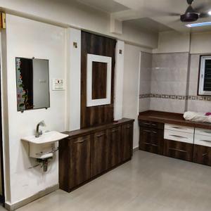 Kitchen Image of 1475 Sq.ft 3 BHK Apartment / Flat for sale in Saroli Surat for Rs. 5800000