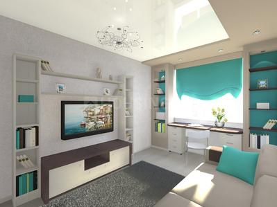 Hall Image of 1587 Sq.ft 3 BHK Apartment / Flat for sale in Runwal Zenith, Thane West Thane for Rs. 19700000