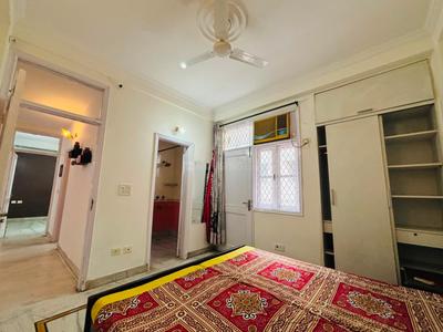 Bedroom Image of 1000 Sq.ft 2 BHK Builder Floor for rent in Malviya Nagar New Delhi for Rs. 65000