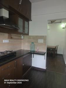 Kitchen Image of 850 Sq.ft 2 BHK Apartment / Flat for rent in SNN Raj Serenity Phase 2, Akshayanagar Bengaluru for Rs. 36000