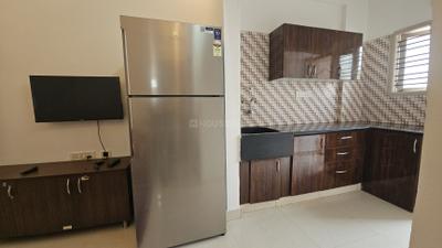 Kitchen Image of 1000 Sq.ft 1 BHK Apartment / Flat for rent in Koramangala Bengaluru for Rs. 29000