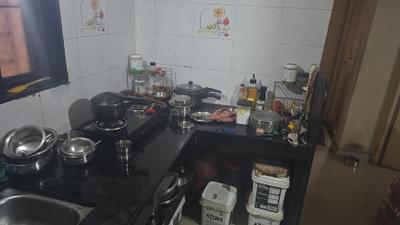 Kitchen Image of 611 Sq.ft 1.5 BHK Apartment / Flat for rent in Hadapsar Pune for Rs. 14000
